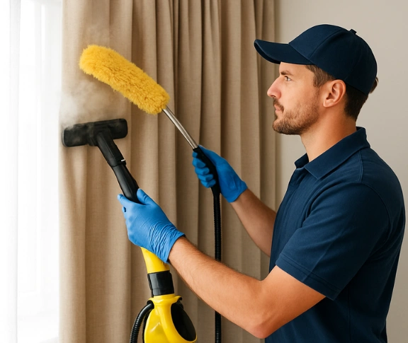 Trusted blind cleaning technician Matty Curtain Cleaning breamlea-vic QLD