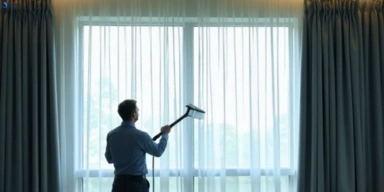Commercial curtain steam cleaning service breamlea-vic hotels offices