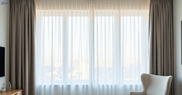 Freshly steam cleaned curtains in breamlea-vic QLD
